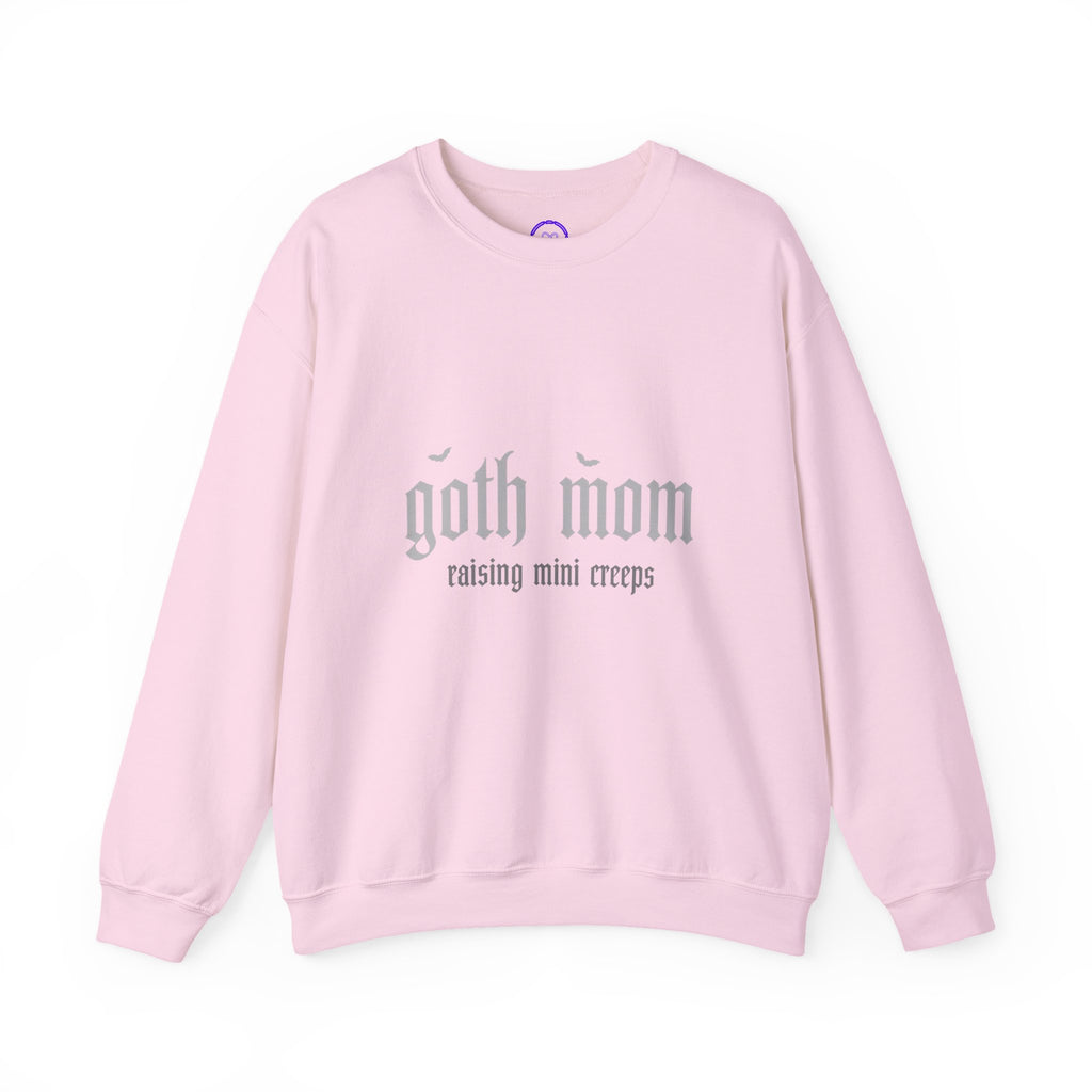 goth mom raising mini creeps Sweatshirt | Goth Motherhood Crewneck