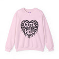 Cute As Hell heart graphic Sweatshirt | gothic drip typography