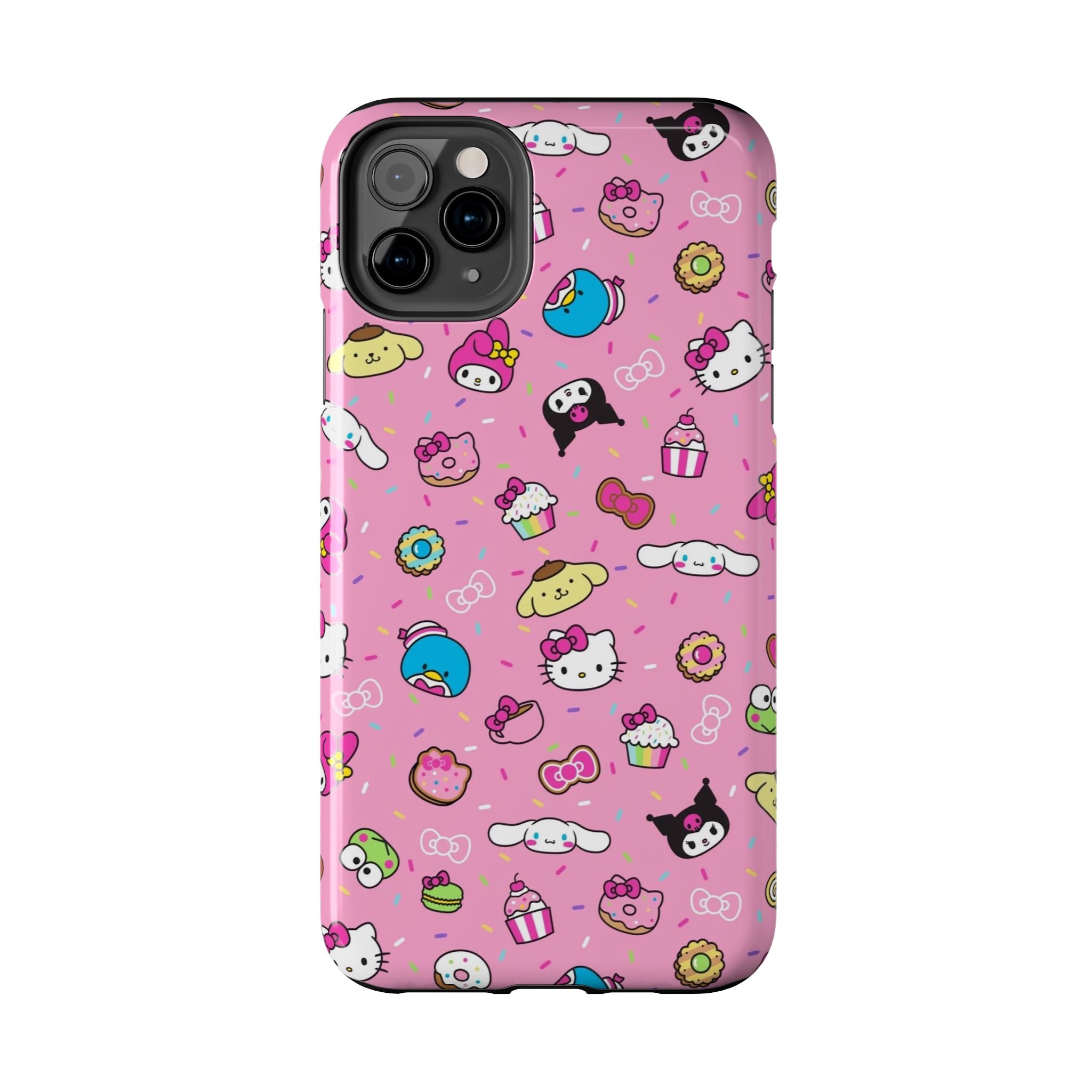 Sanrio Hello Kitty Characters Pattern Phone Case | Tough Phone Cases