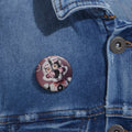 FNAF 5NAF Five Nights at Freddys Funtime Foxy Sister Location Pink Animatronic Character Pin Button | 1.25" Round Badge