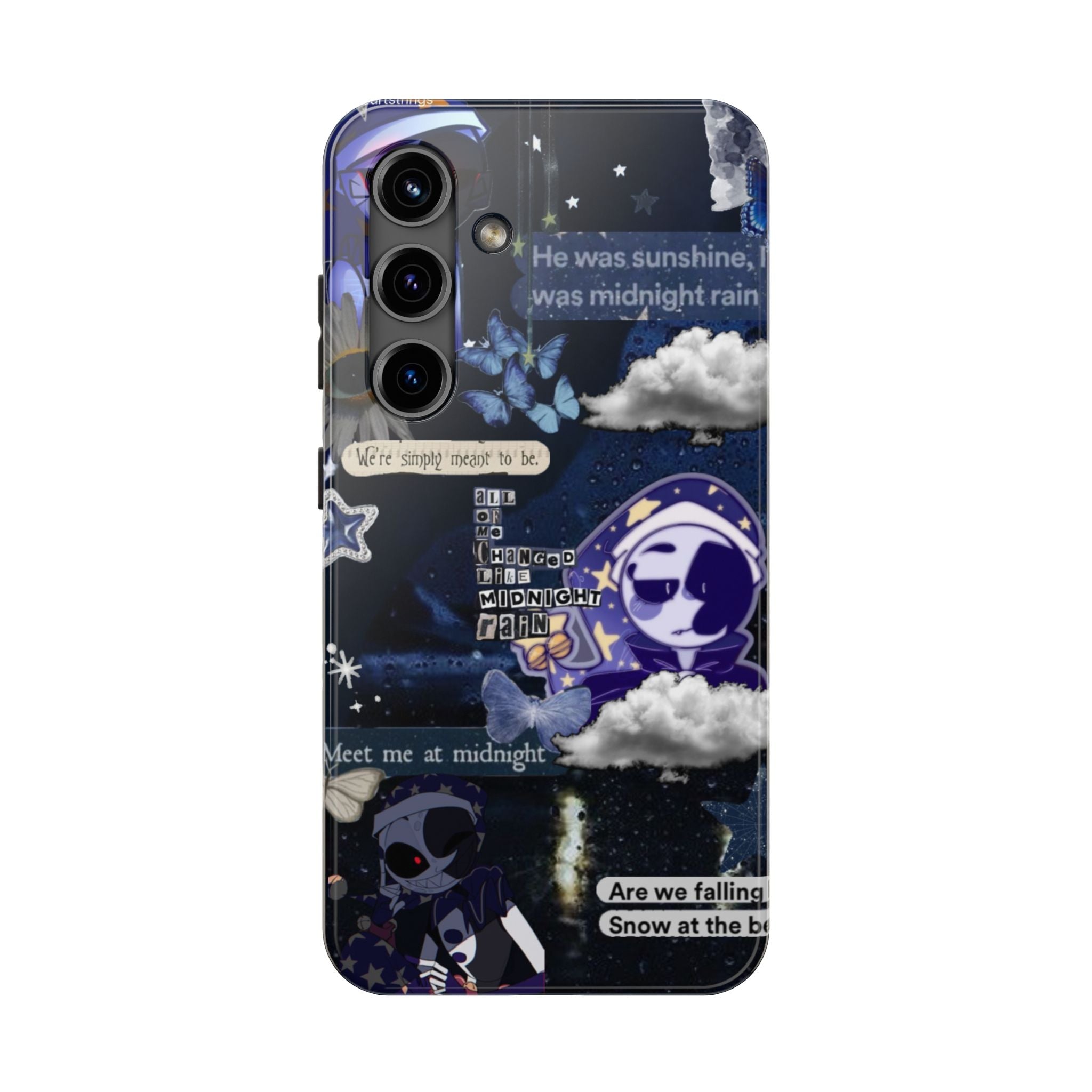 FNAF Five Nights at Freddys 5NAF Security Breach Midnight Rain Collage Phone Case | Tough Phone Case