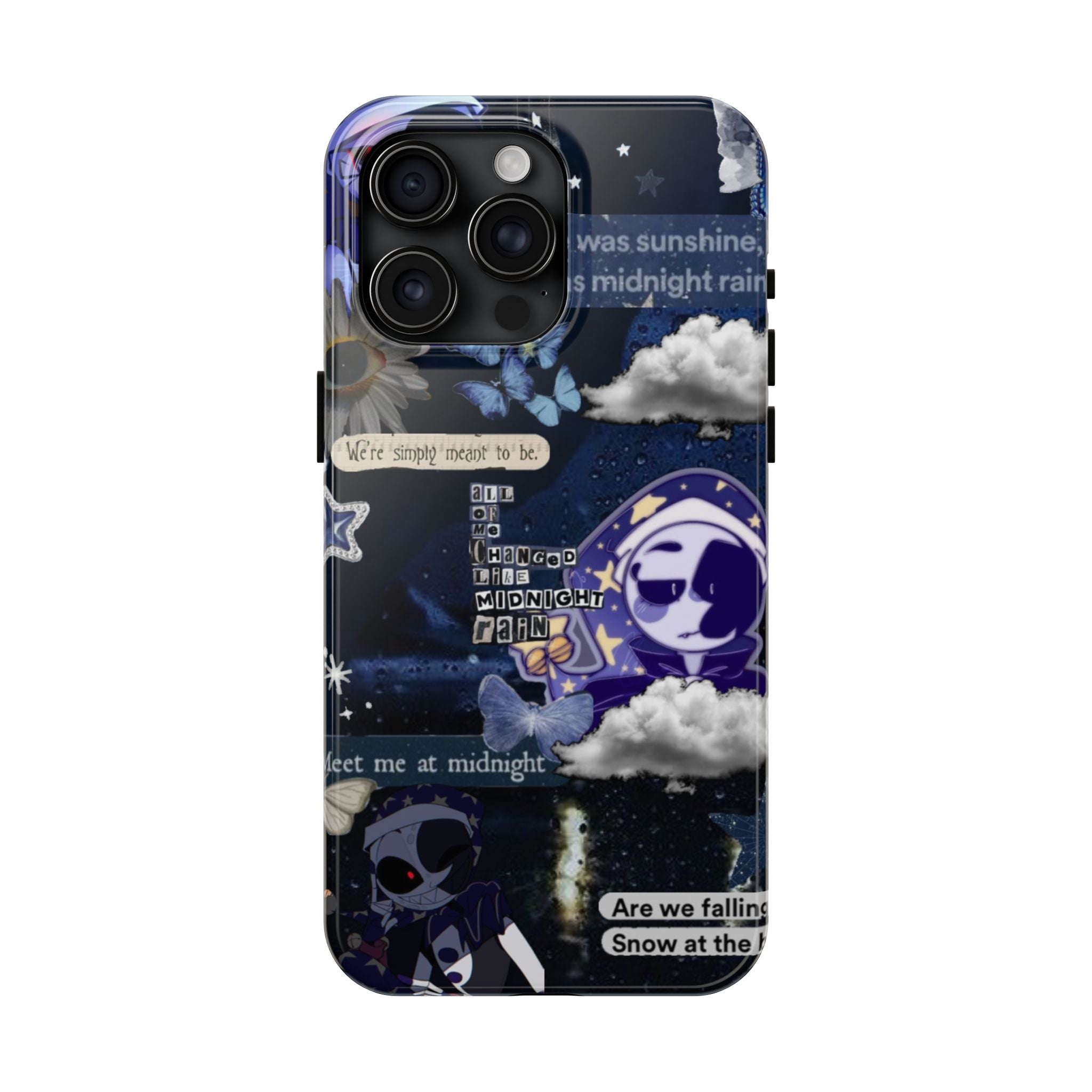 FNAF Five Nights at Freddys 5NAF Security Breach Midnight Rain Collage Phone Case | Tough Phone Case