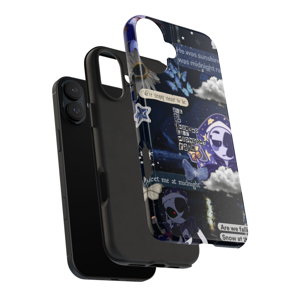 FNAF Five Nights at Freddys 5NAF Security Breach Midnight Rain Collage Phone Case | Tough Phone Case