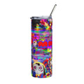 The Amazing Digital Circus Pomni Psychedelic Cartoon Characters Stainless Steel Tumbler | 20oz