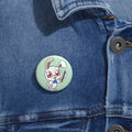 Five Nights at Freddys Security Breach Vanny Cute Bunny with Knife Pin Button | Cute Bunny Pin