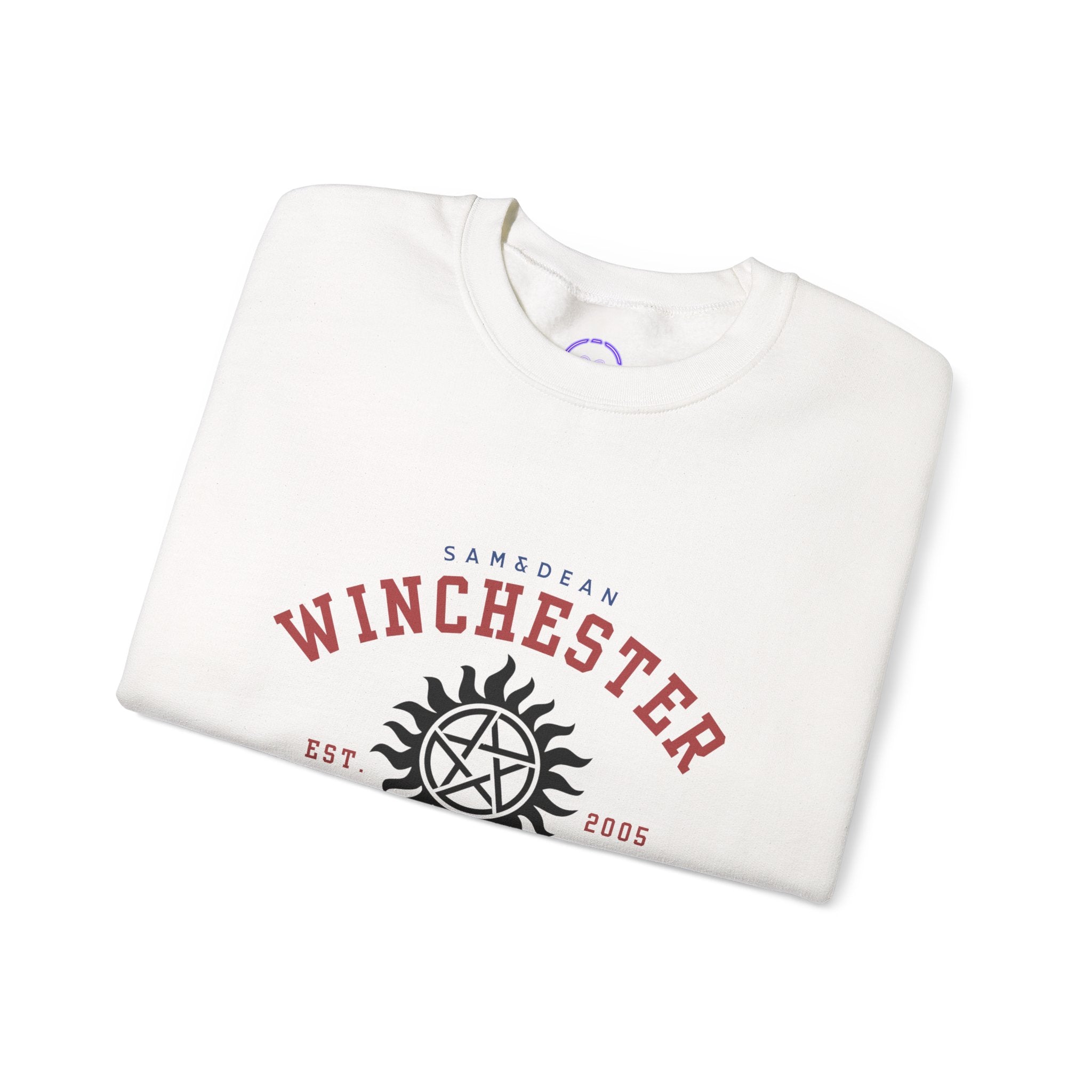 Supernatural Winchester Sigil logo Crewneck Sweatshirt | Supernatural-inspired