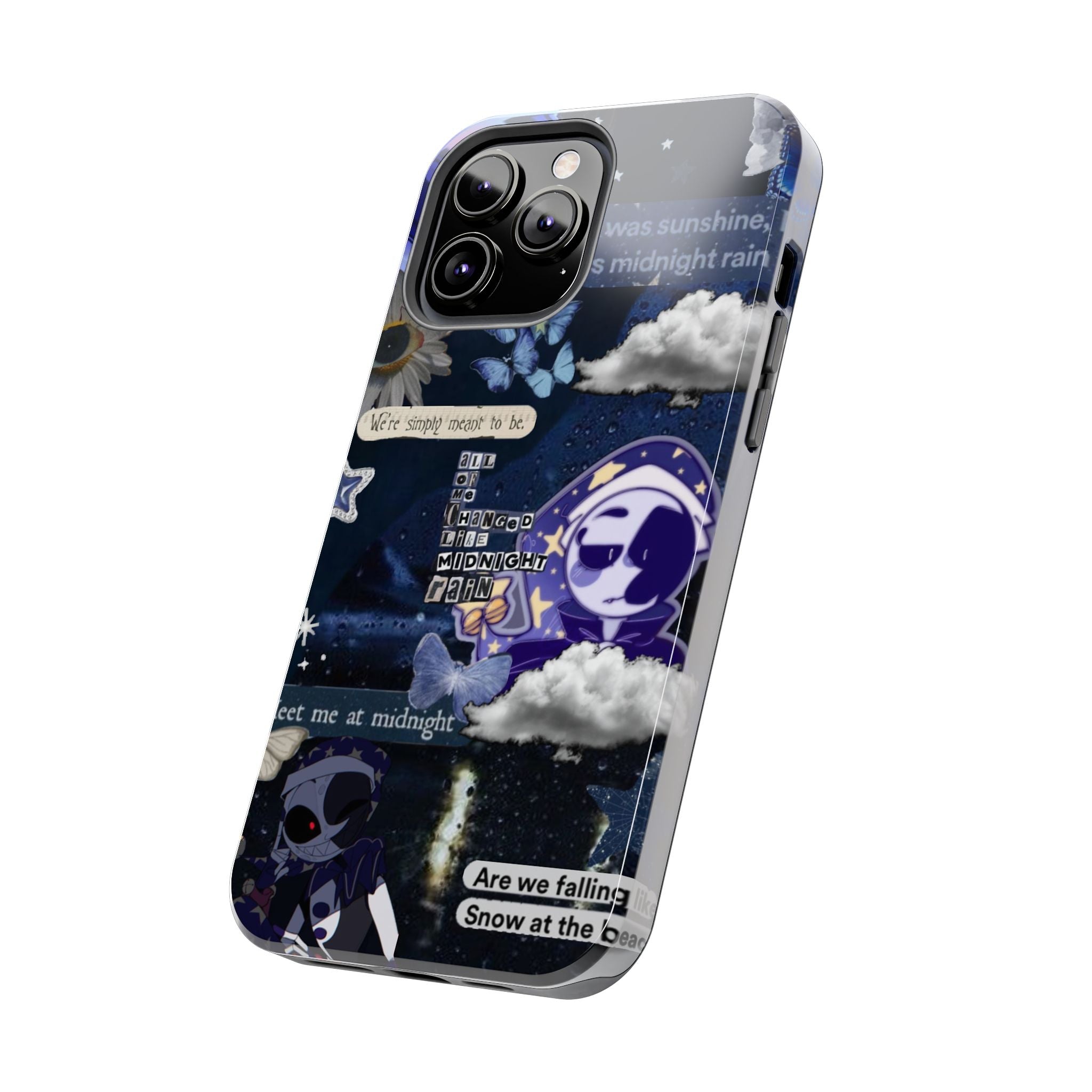 FNAF Five Nights at Freddys 5NAF Security Breach Midnight Rain Collage Phone Case | Tough Phone Case