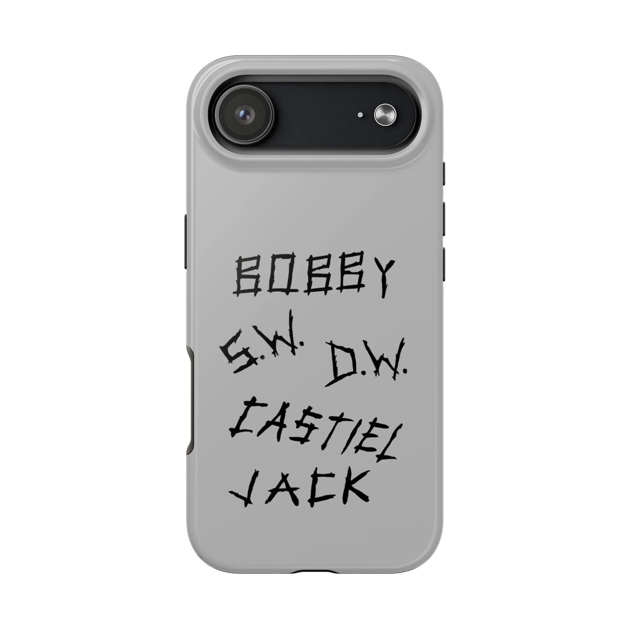Supernatural Castiel Jack Sam Dean Winchester Handwritten Names Phone Case | Bobby S.W. D.W. Castiel Jack