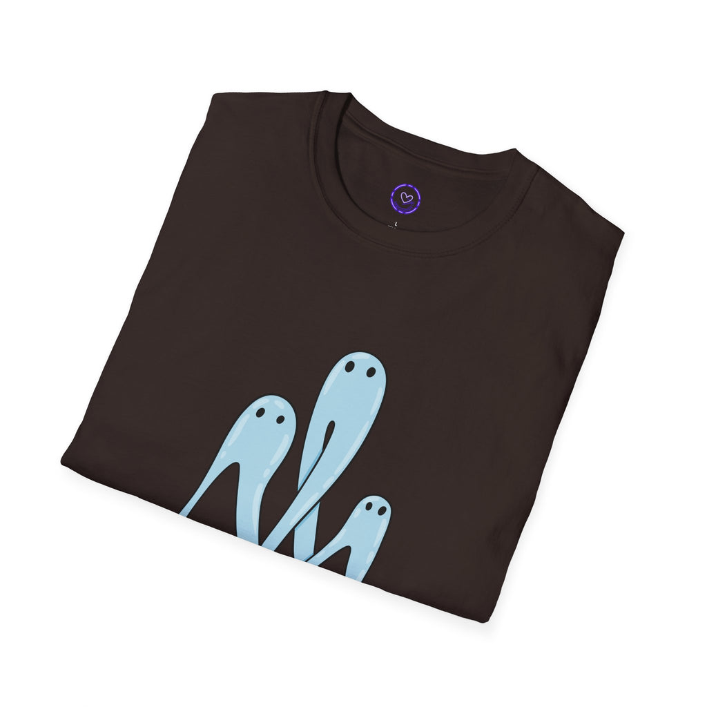 Fresno Night Crawlers T-Shirt | Cute Blue Worms Design