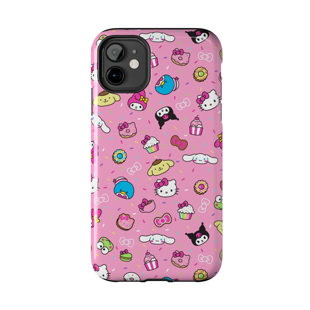 Sanrio Hello Kitty Characters Pattern Phone Case | Tough Phone Cases