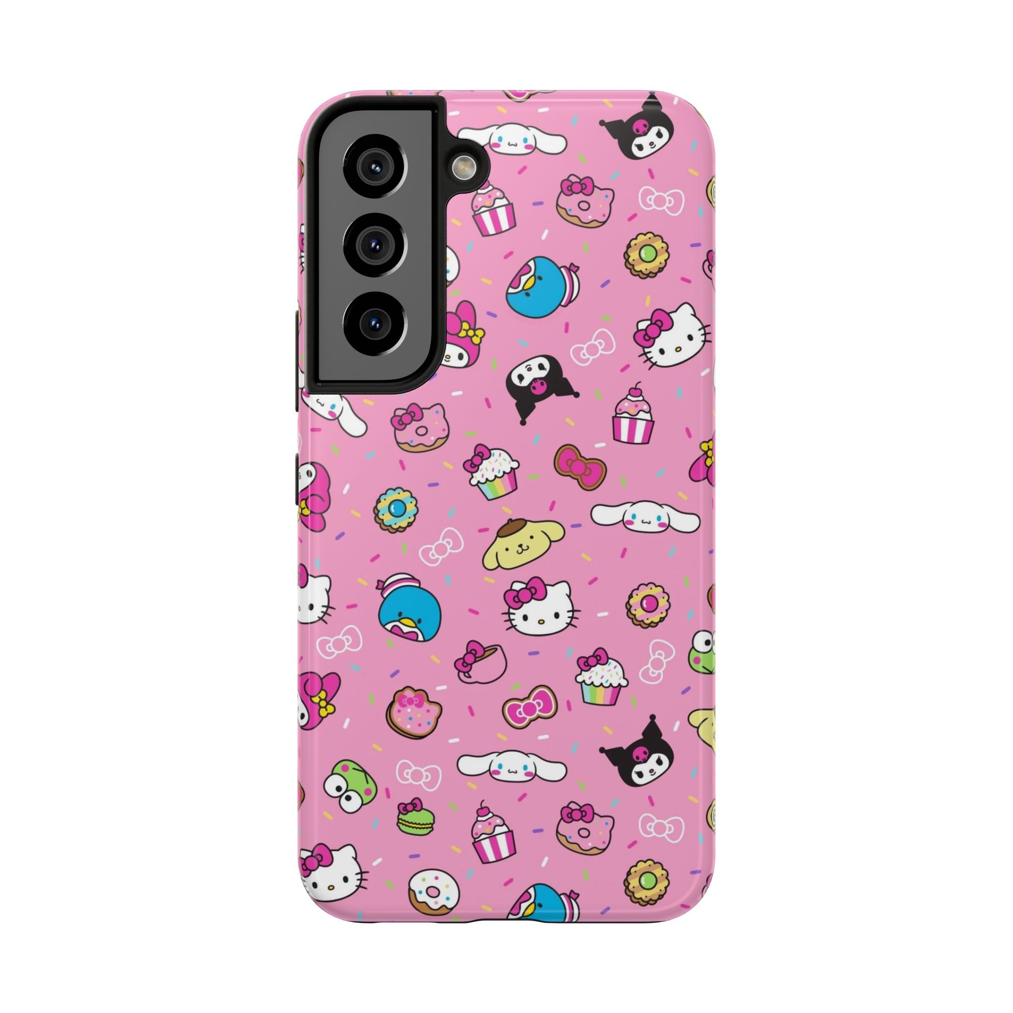 Sanrio Hello Kitty Characters Pattern Phone Case | Tough Phone Cases