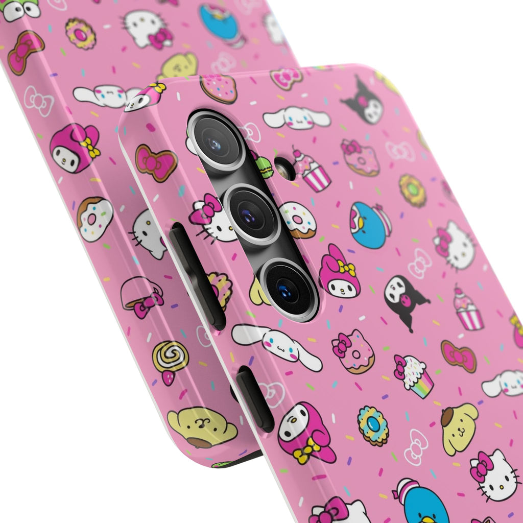 Sanrio Hello Kitty Characters Pattern Phone Case | Tough Phone Cases