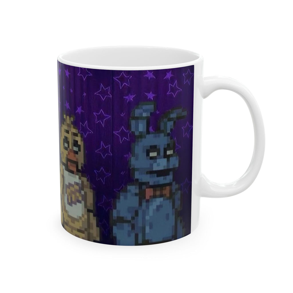 FNAF 5NAF Five Nights at Freddys Pixel Animatronic Characters Mug | Ceramic Coffee Tea Cup