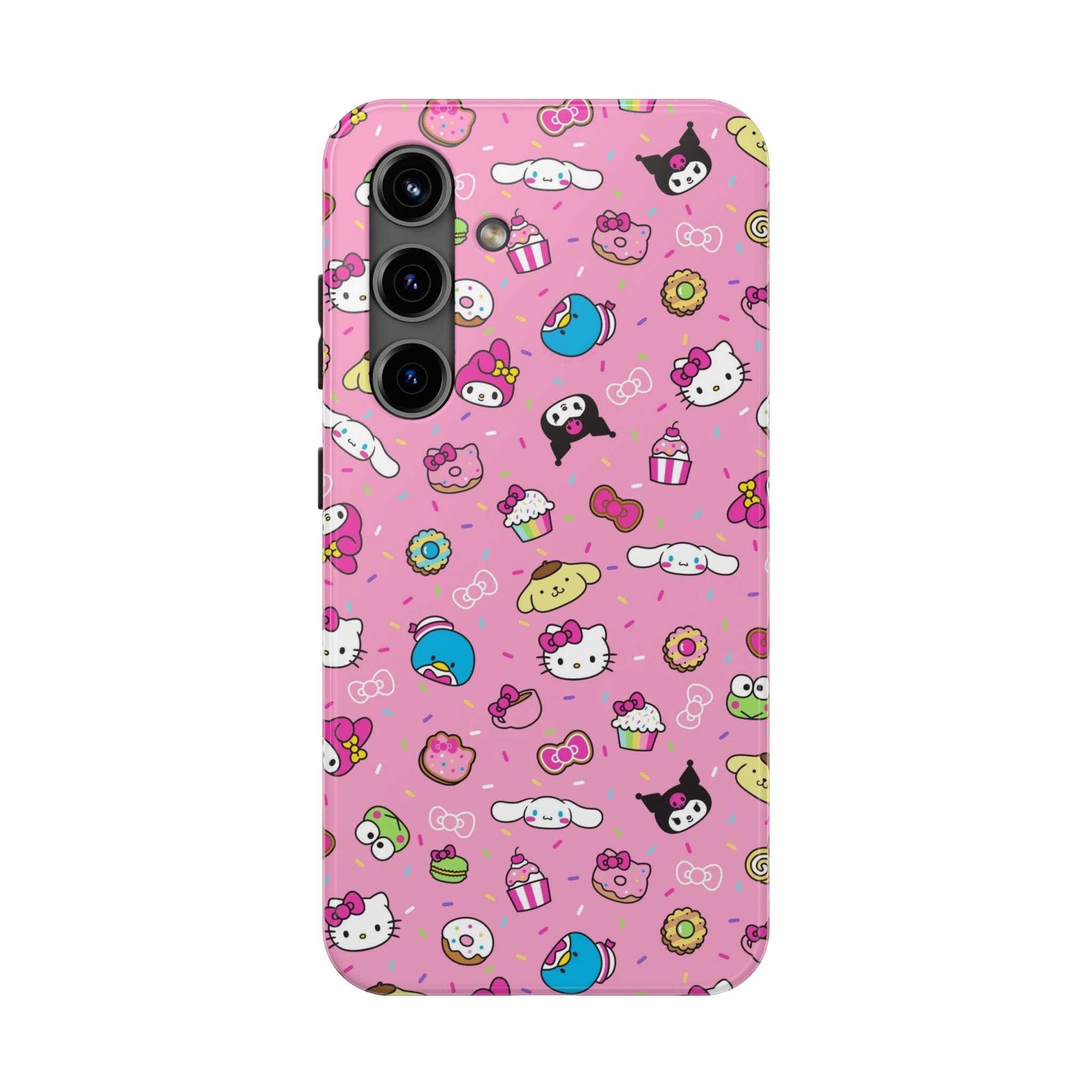 Sanrio Hello Kitty Characters Pattern Phone Case | Tough Phone Cases