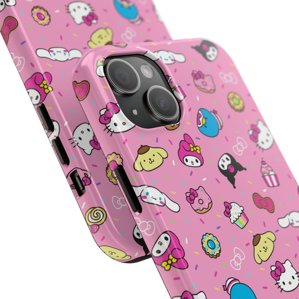 Sanrio Hello Kitty Characters Pattern Phone Case | Tough Phone Cases