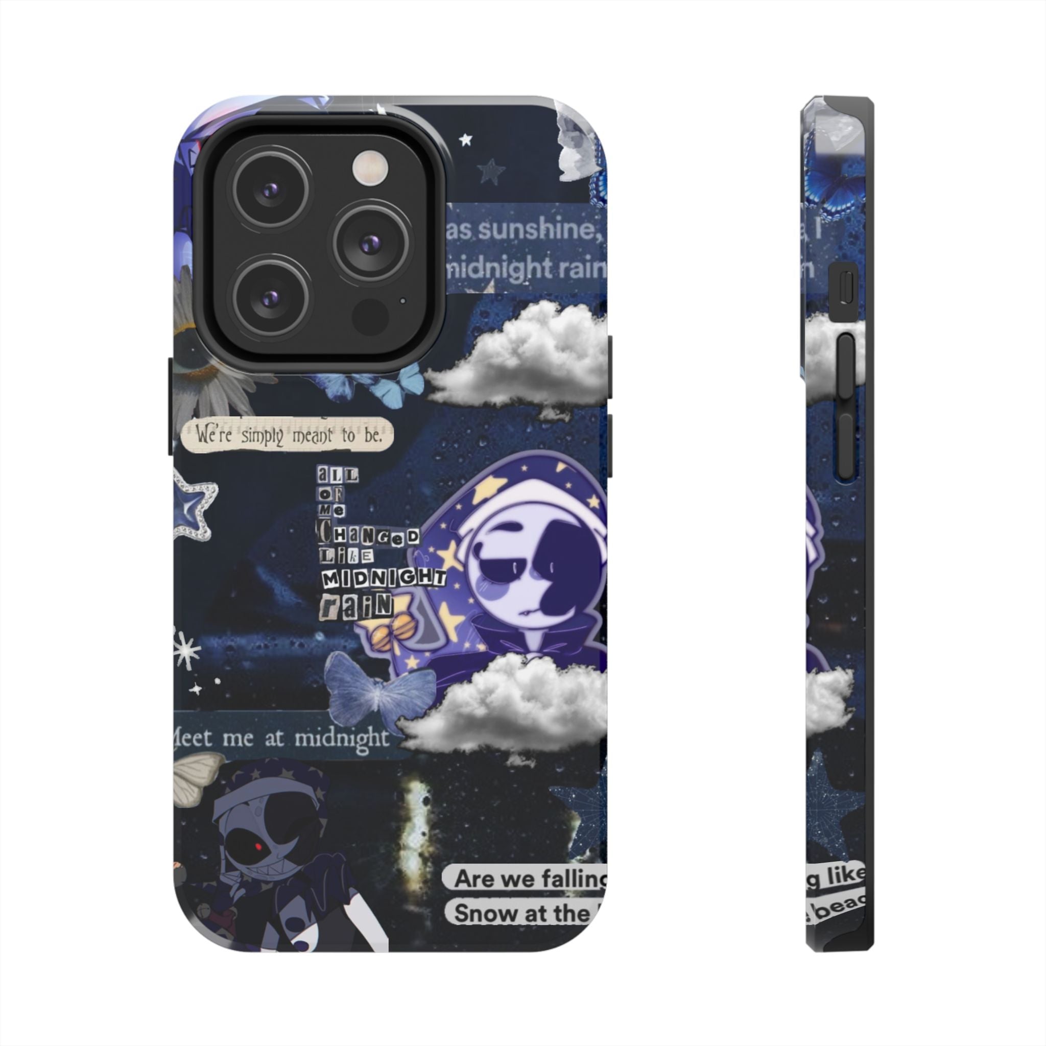 FNAF Five Nights at Freddys 5NAF Security Breach Midnight Rain Collage Phone Case | Tough Phone Case