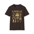 Supernatural A Hunters List essentials graphic T-Shirt | Supernatural hunting icons