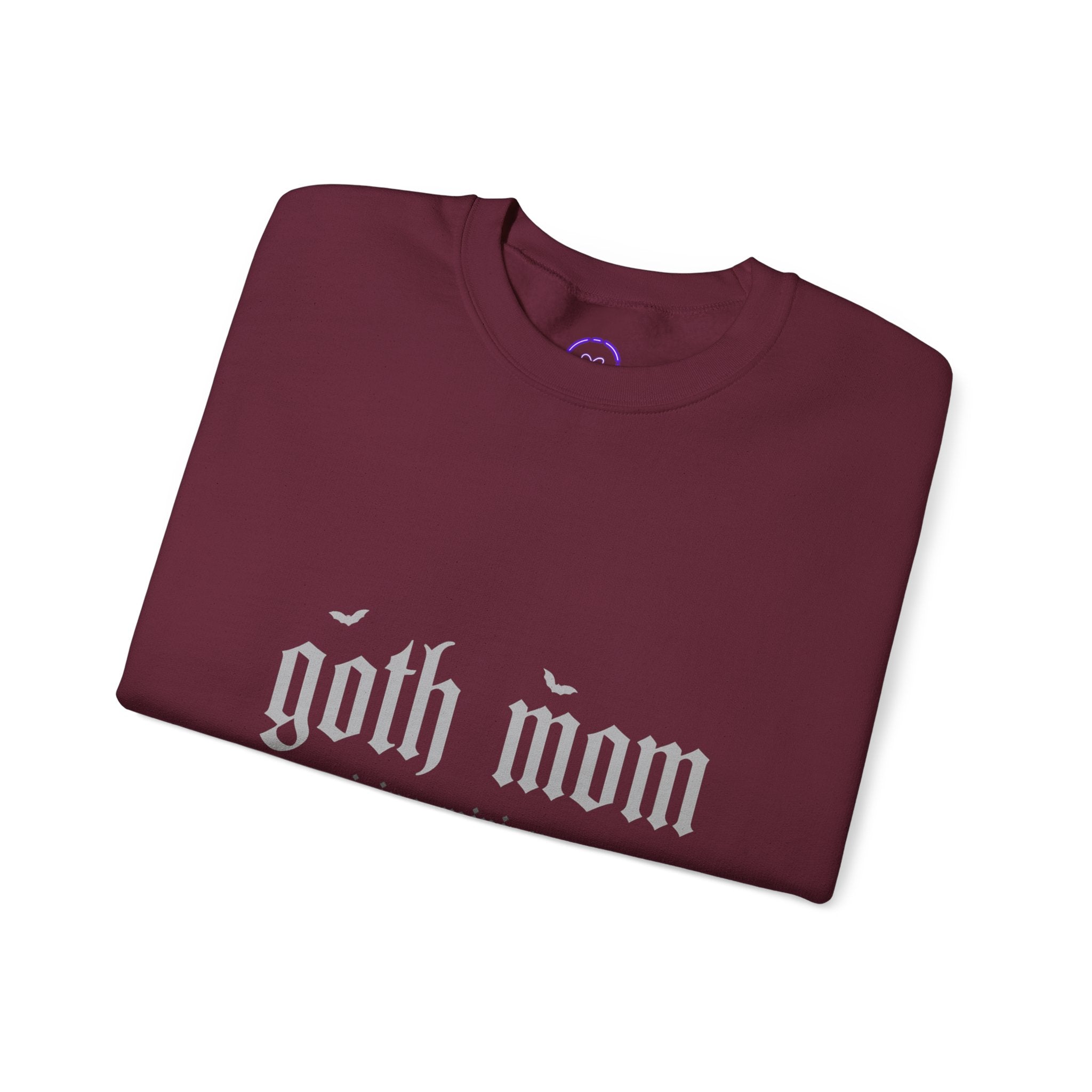 goth mom raising mini creeps Sweatshirt | Goth Motherhood Crewneck