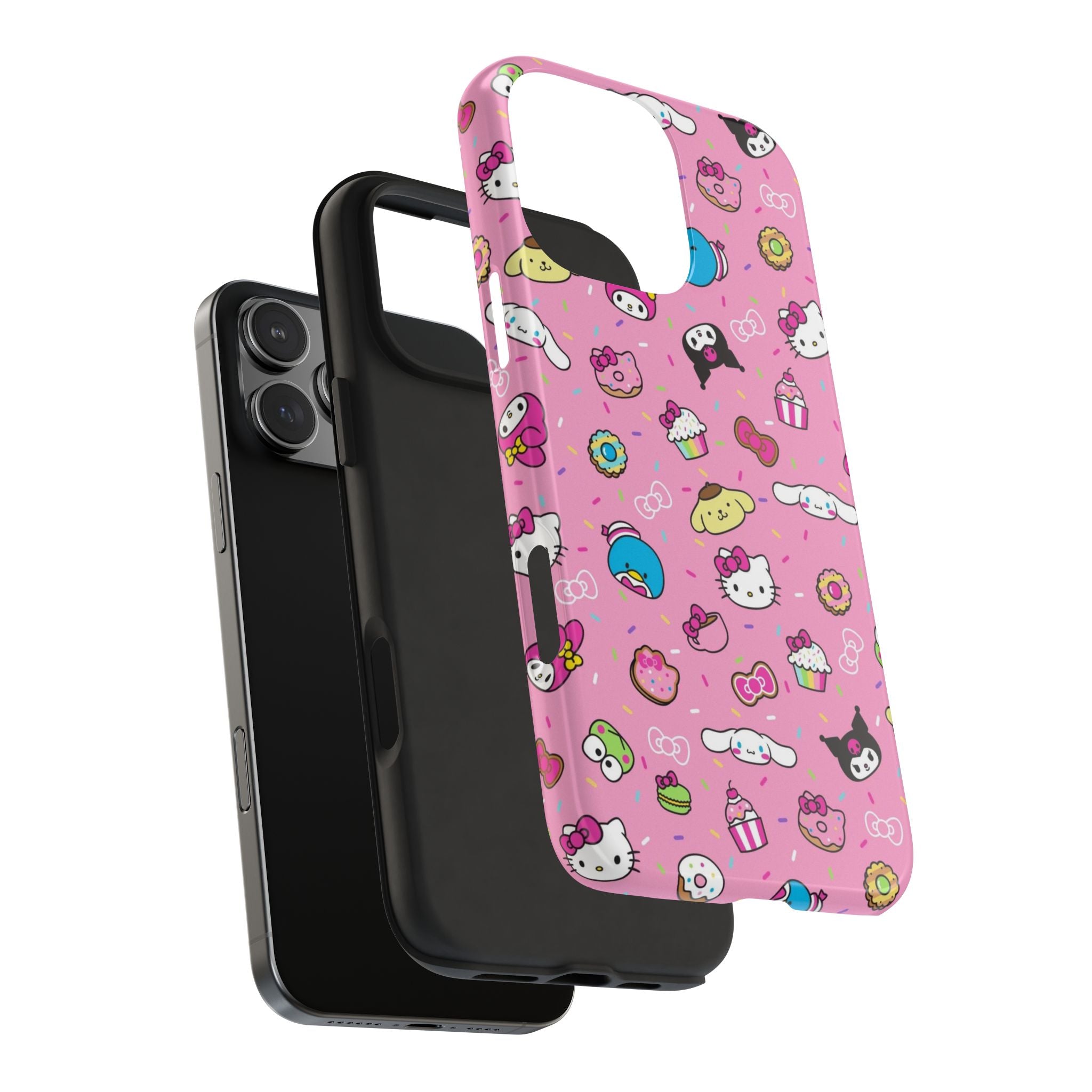 Sanrio Hello Kitty Characters Pattern Phone Case | Tough Phone Cases