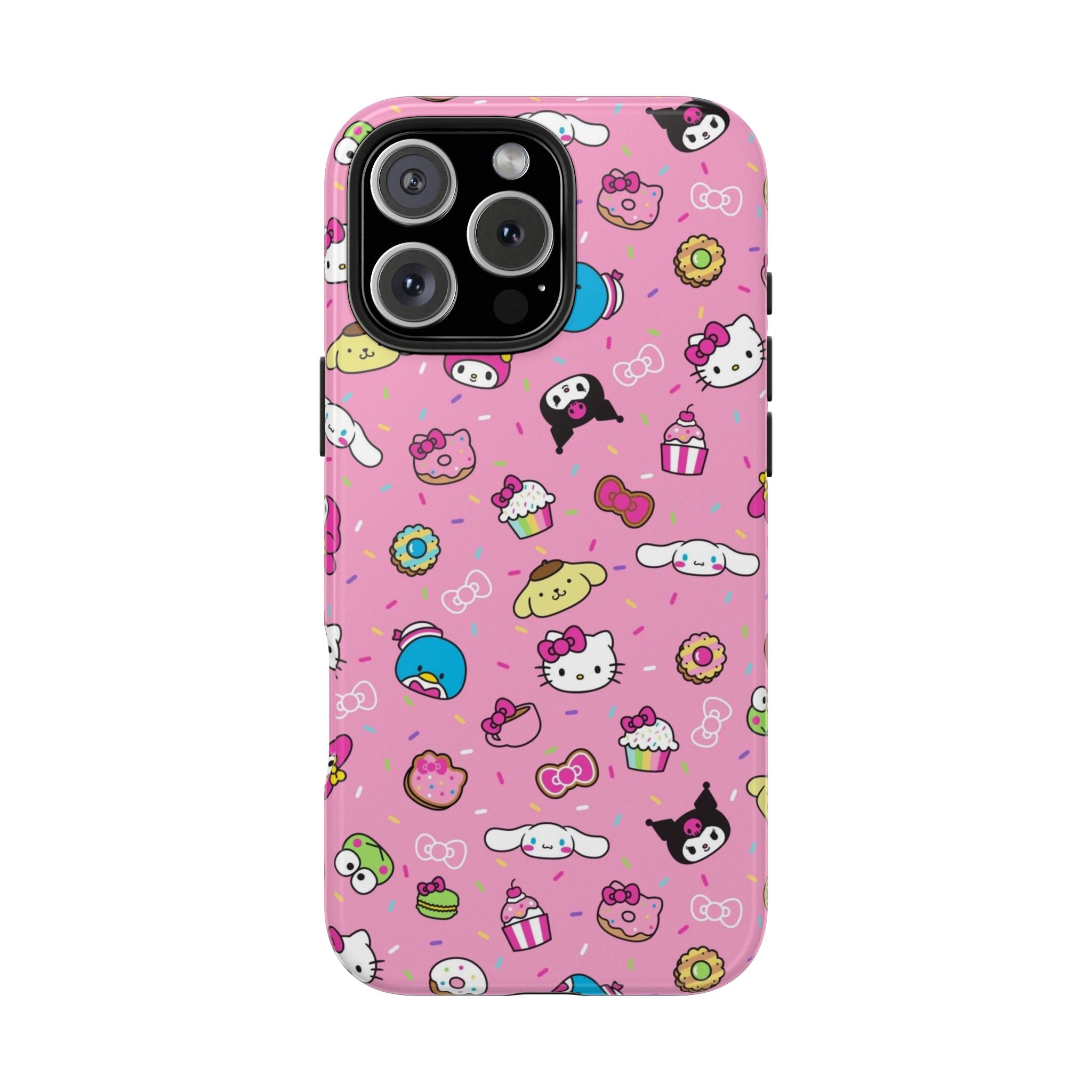 Sanrio Hello Kitty Characters Pattern Phone Case | Tough Phone Cases