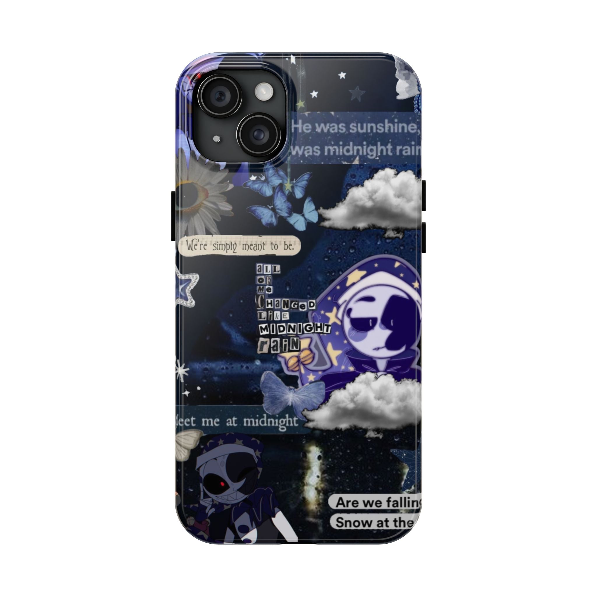 FNAF Five Nights at Freddys 5NAF Security Breach Midnight Rain Collage Phone Case | Tough Phone Case
