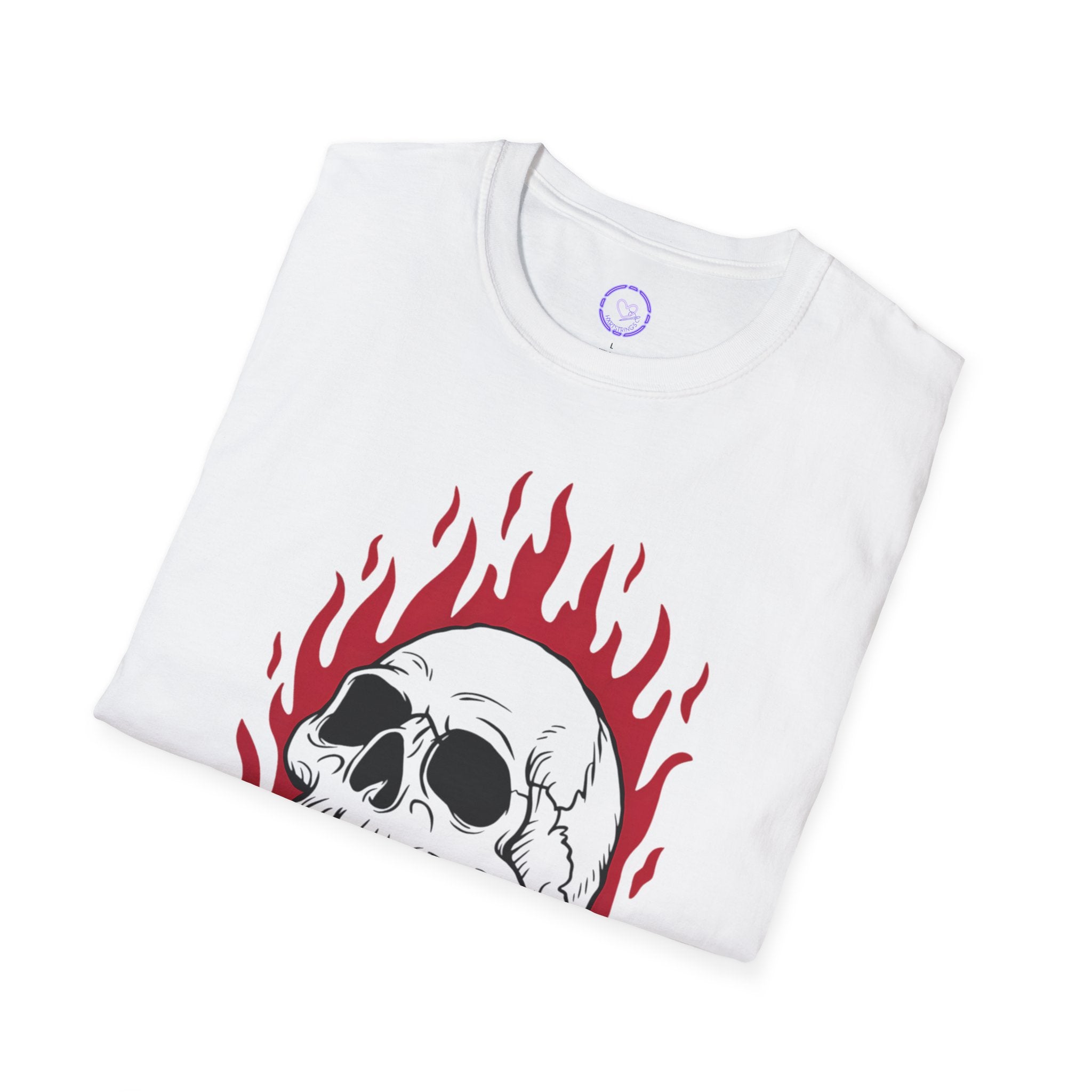 Flaming Skull Dead Wrong T-Shirt | Skull Graphic Tee