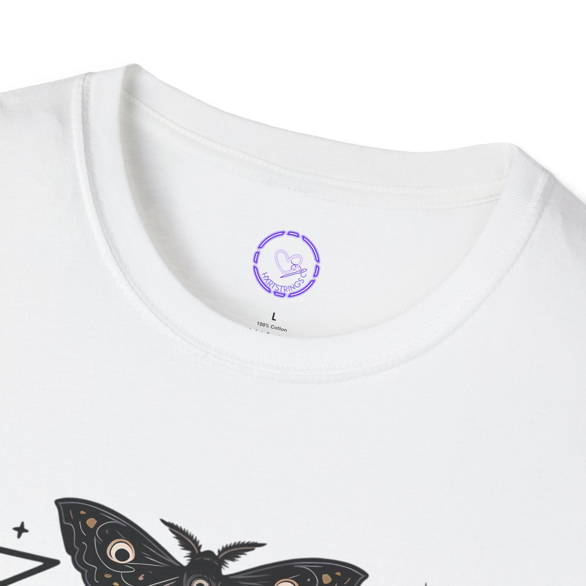 Stay Weird witchy symbols T-Shirt | moth, candle, potion, tarot art