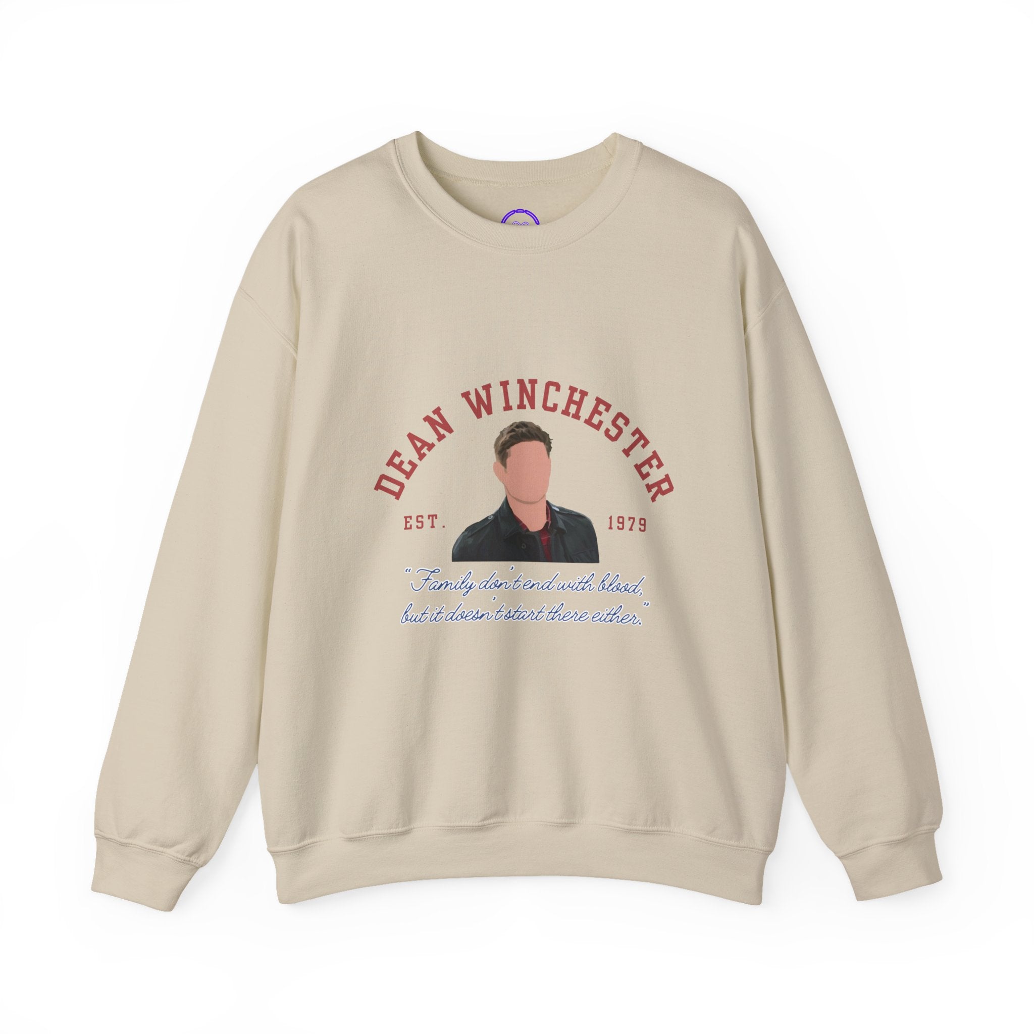 Dean Winchester Supernatural sweatshirt | Faceless Winchester portrait, est. 1979
