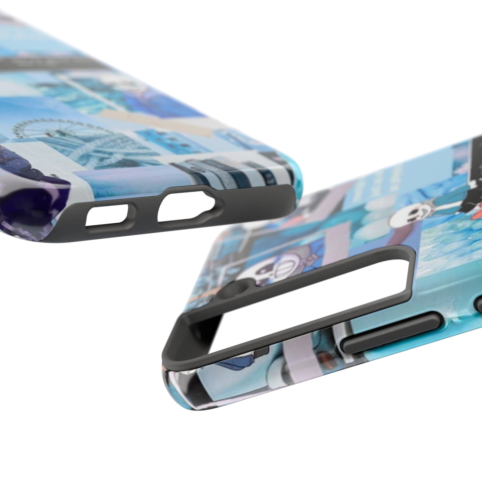 Undertale Sans Character Collage Tough Phone Case | Blue Aesthetic, Undertale-inspired