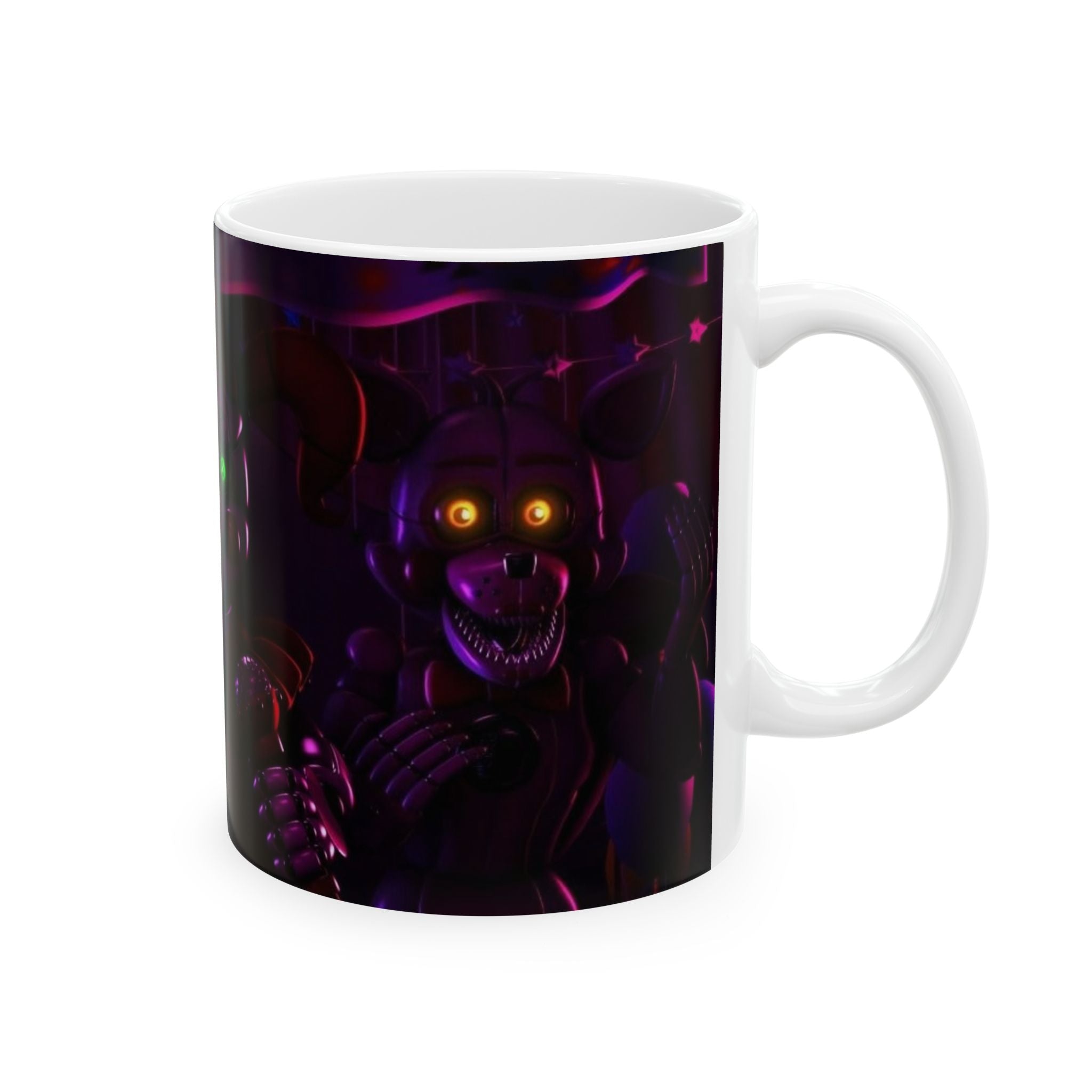 Five Nights at Freddys FNAF 5NAF Sister Location Glowing Animatronic Clown Mug | Ceramic Coffee Cup