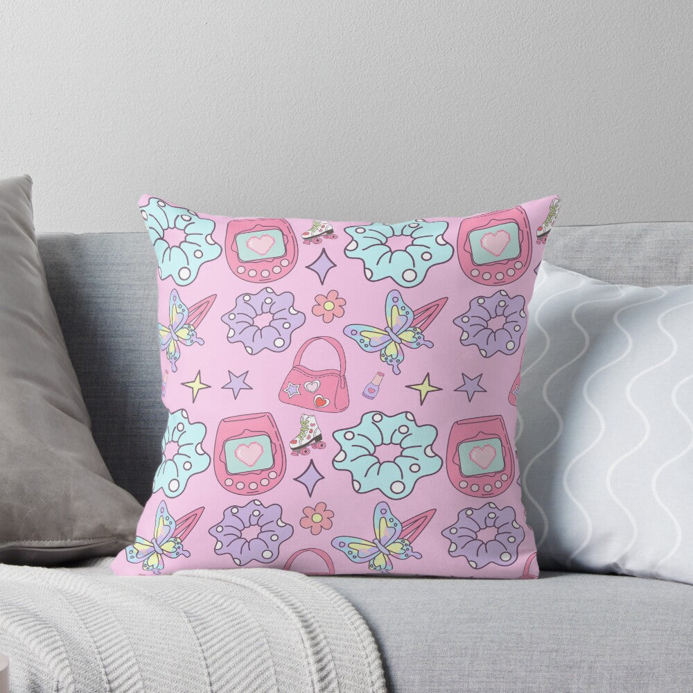 90s Nostalgia Trinkets Seamless Pattern