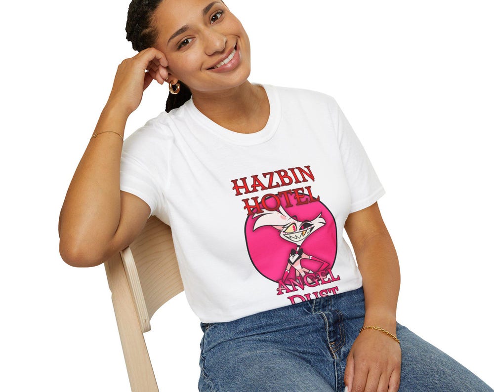 Angel Dust Hazbin Hotel T-Shirt, Funny Adult Animation Tee